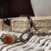 Pet pendant/ personal keyring - German silver wire wrapped reiki charged crystals