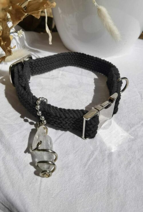 Pet pendant/ personal keyring - German silver wire wrapped reiki charged crystals